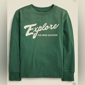 J.Crew Kids' long-sleeve "great outdoors" graphic T-shirt